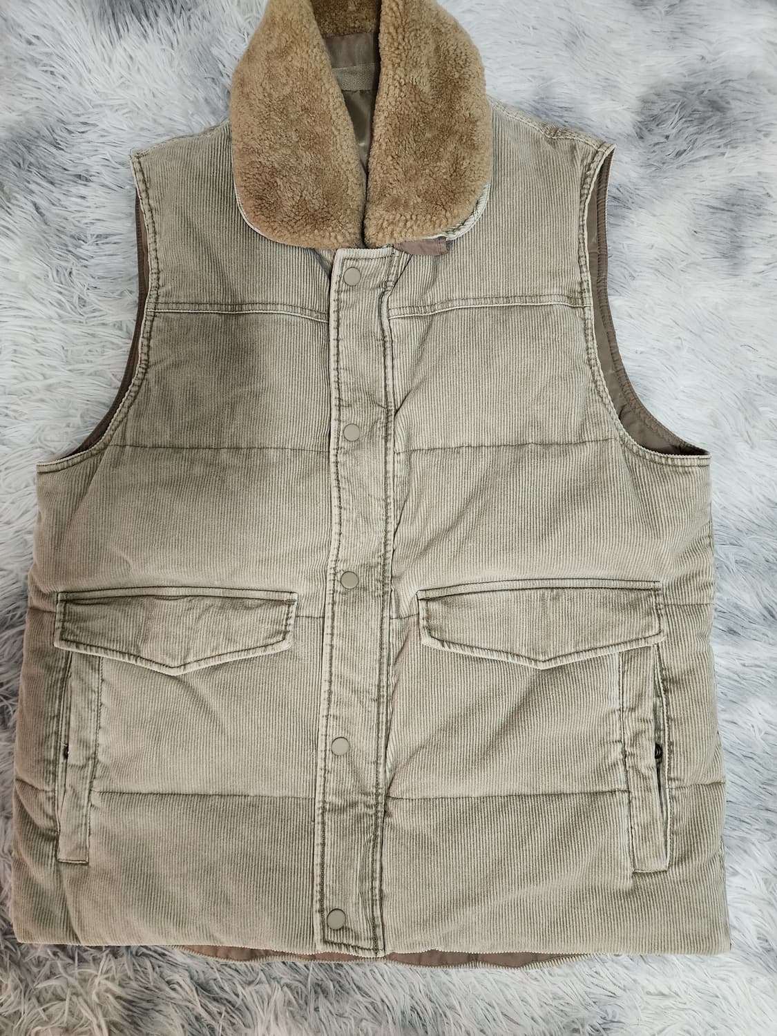 시리즈 SERIES 코듀로이 덕다운 패딩조끼 110 상품이미지2