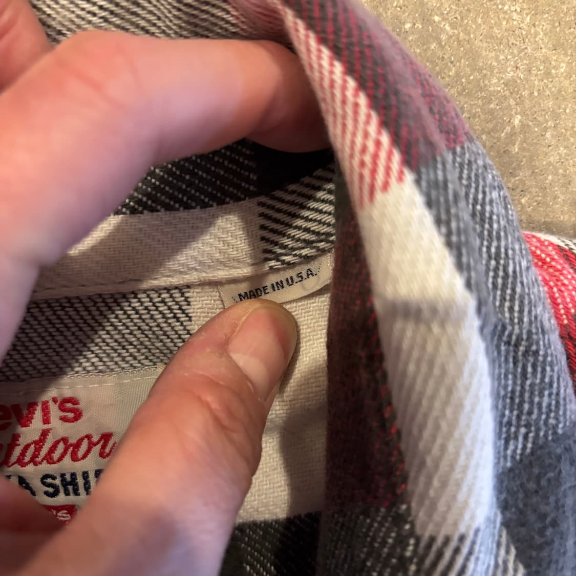 미국 리바이스 아웃도어 알라스카 플란넬 셔츠 상품이미지7