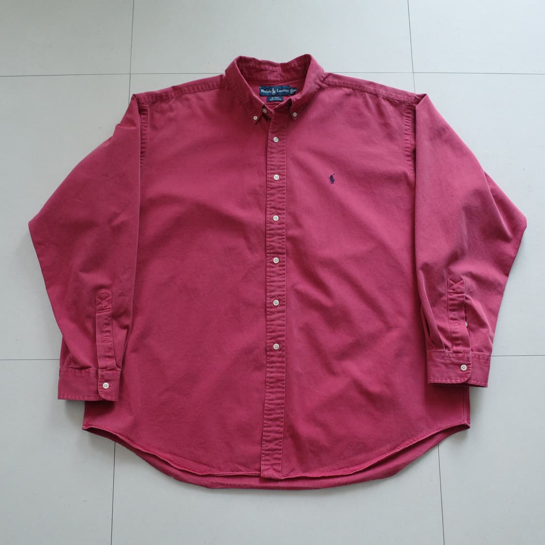 90s 폴로 랄프로렌 블레이크 남방 셔츠 XXL 상품이미지1