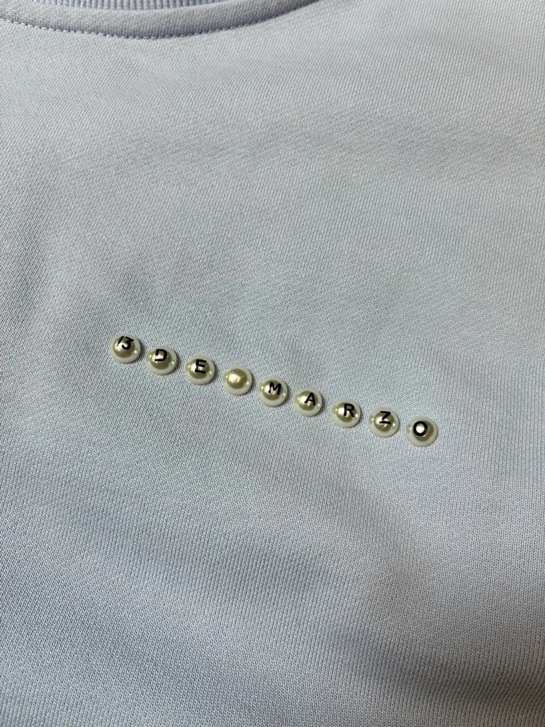 13DE MARZO 크롭 오버 맨투맨 PN8721 상품이미지3