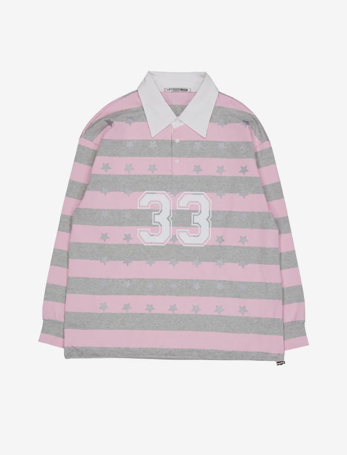 구함) 셋업이엑스이 스타 스트라이프 폴로 탑  상품이미지1