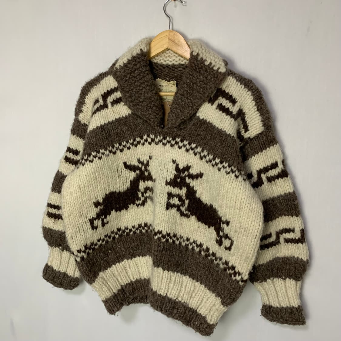 코위찬 코위챤 노르딕 패턴 니트 스웨터 빈티지 남녀공용 상품이미지2