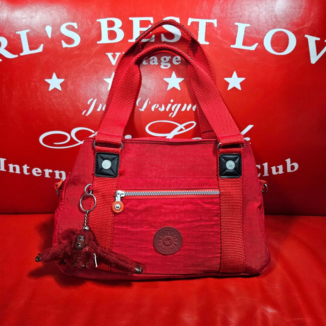 키플링(KIPLING) 시그니쳐 릴라고 토트백 숄더백 상품이미지1