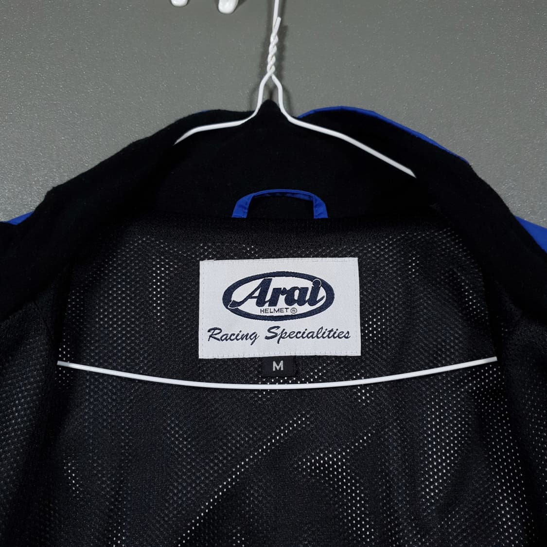 M) Arai 아라이 빅로고 레이싱 바이크 바람막이 집업 자켓 블루 상품이미지7