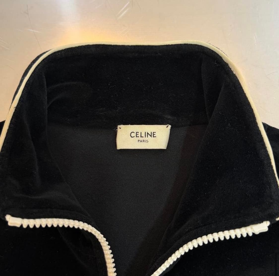 [리오브전포점] 셀린느 트리오페 벨루어 트랙 벨벳 집업 상품이미지4