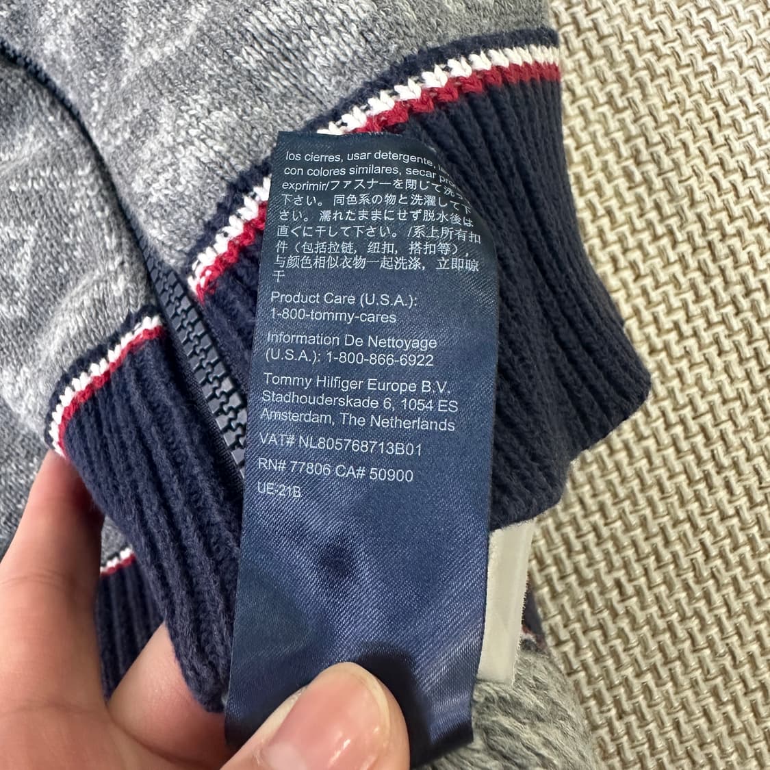 S 타미힐피거 페어아일 패턴 니트 0408D 상품이미지3