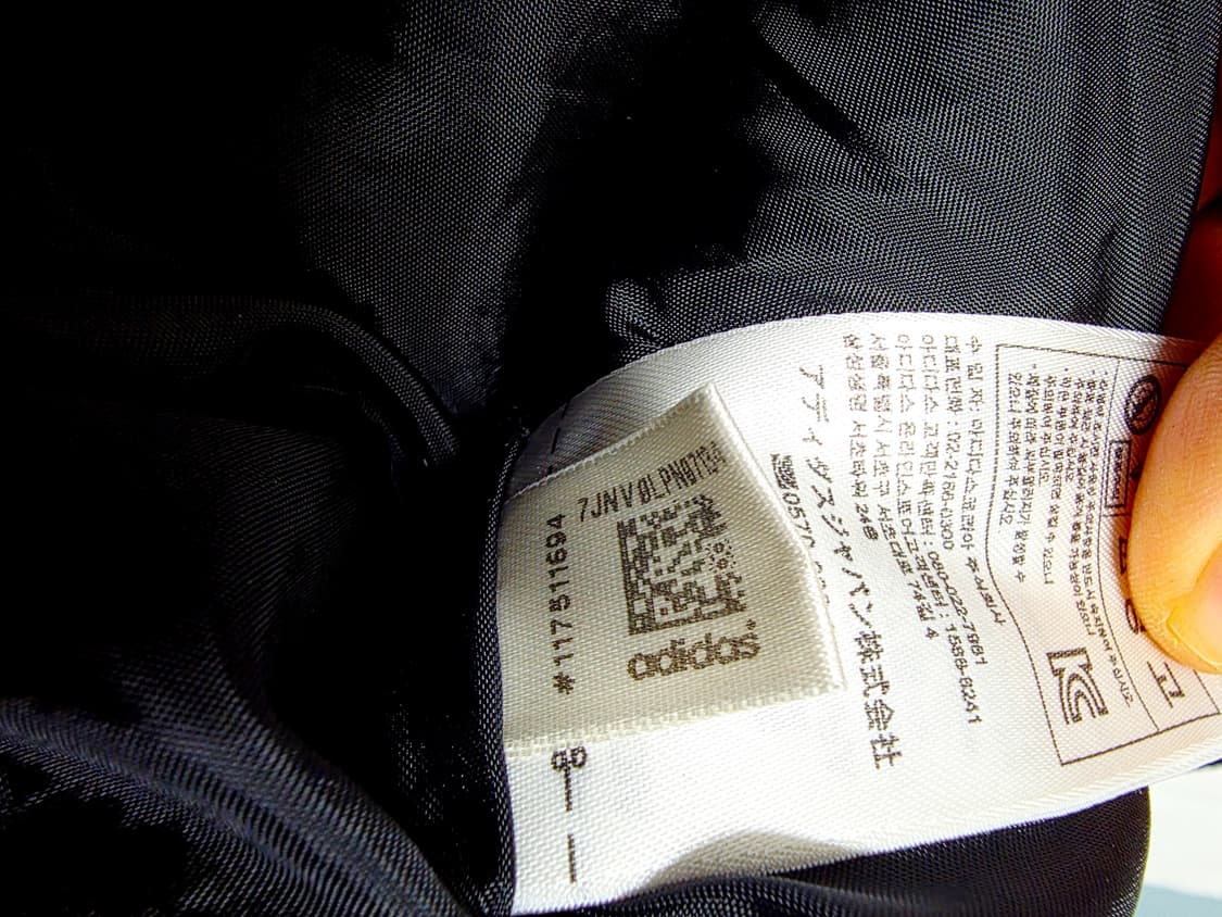 [아디다스] 올블랙 트레포일 삼선 다이아몬드 퀼팅 봄버 자켓 95 상품이미지7