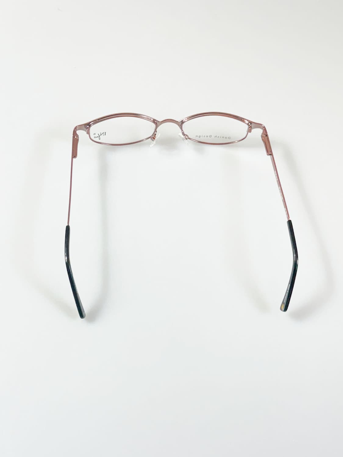 덴마크제 IN FACE 라이트핑크 클럽마스터 프레임 빈티지 안경 상품이미지5