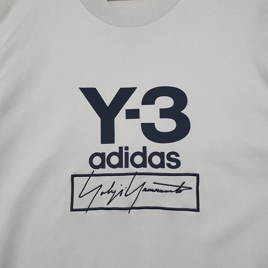 실측 XL) 19FW 아디다스 요지야마모토 Y-3 스택 맨투맨 스웻셔츠 상품이미지4