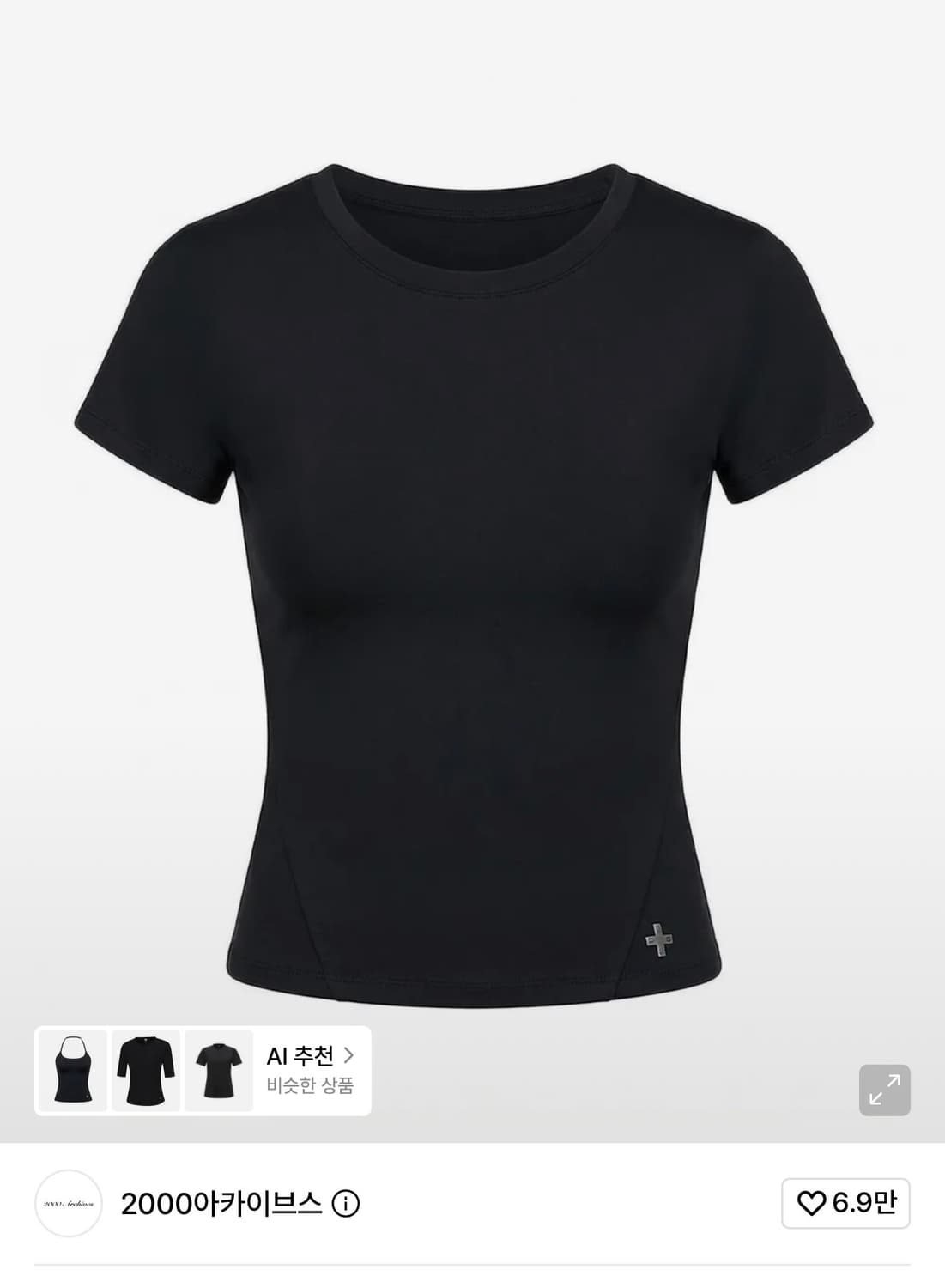 2000 아카이브스 LEN CONTOUR T (BLACK) 긴팔 티셔츠  상품이미지1