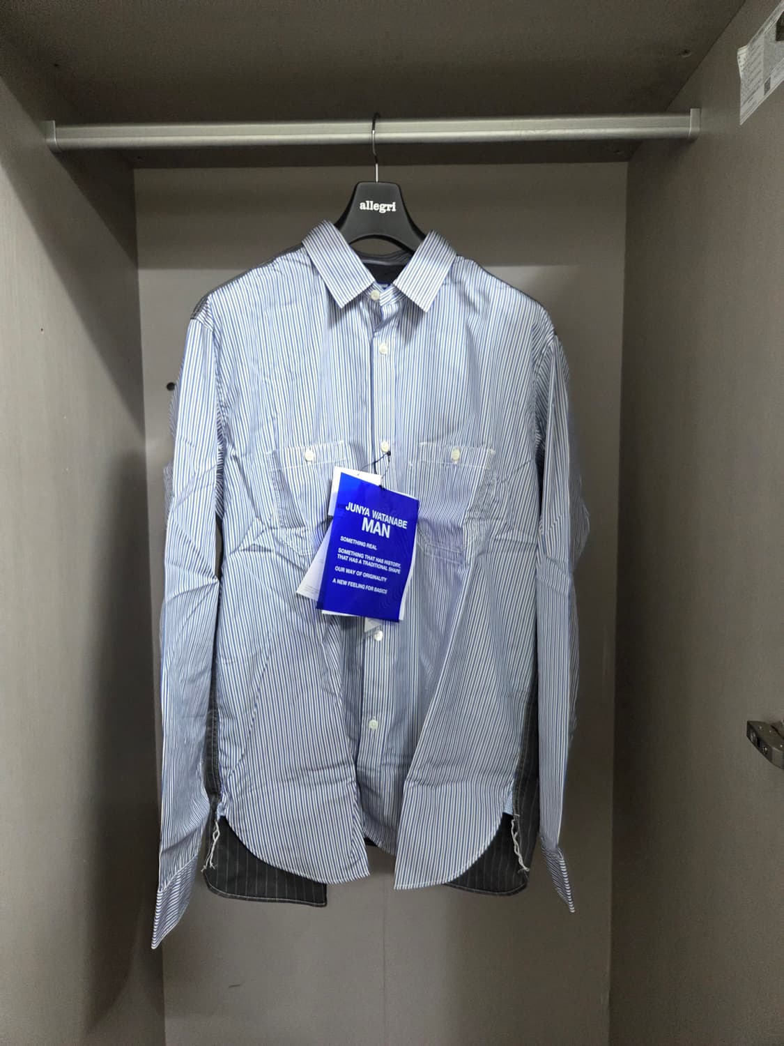 준야와타나베 셔츠 블루 xl 상품이미지1