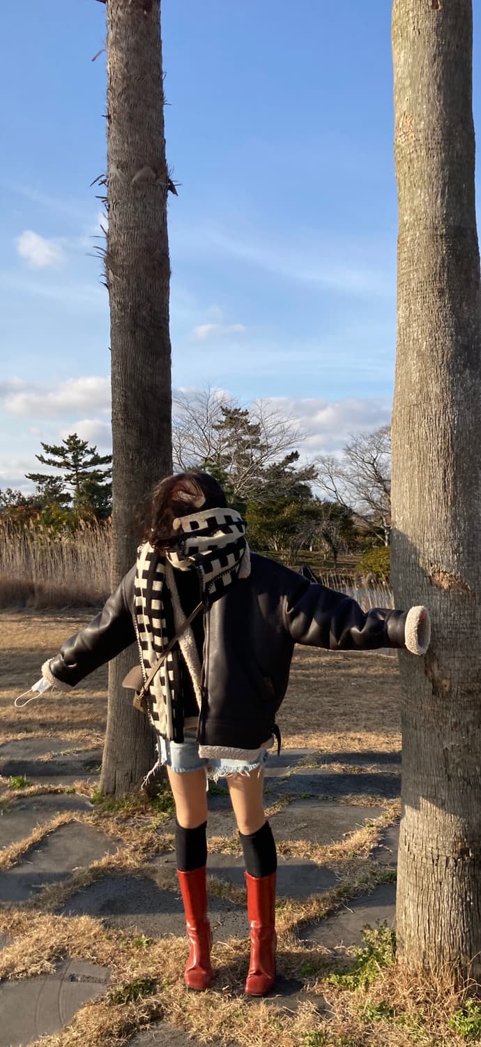 브라운 무스탕 상품이미지8