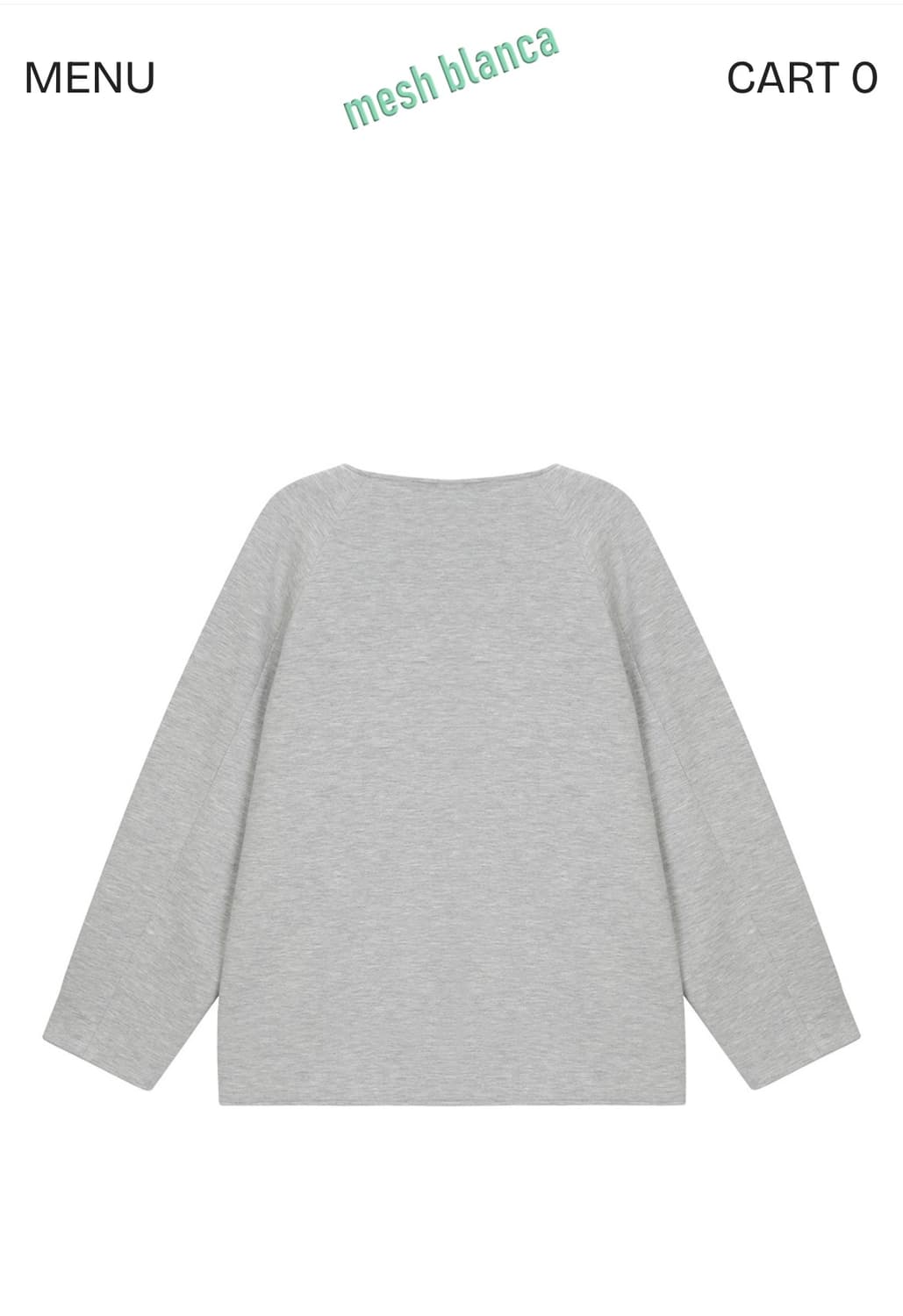 mesh blanca Jersey double-b jacket gray 상품이미지4