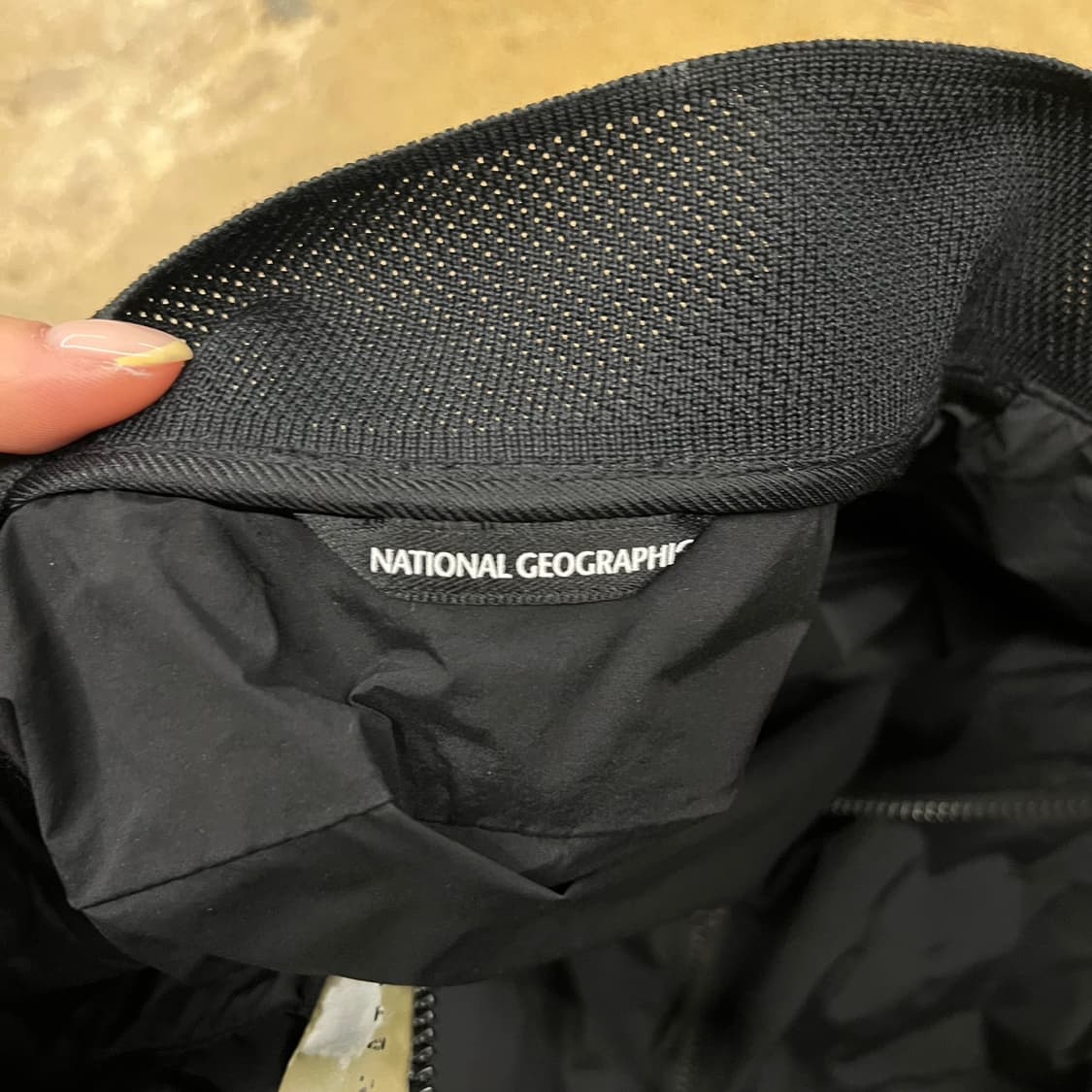 [정품/M] 내셔널지오그래픽 블랙 봄버 자켓 b10 상품이미지6