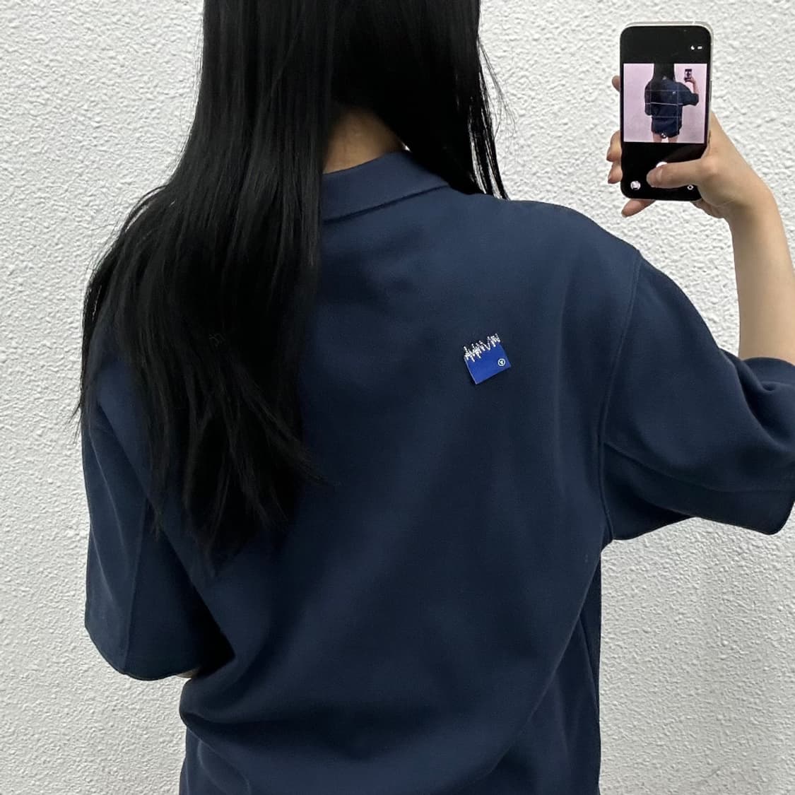 아더에러 로고 네이비 pk반팔 L 상품이미지2