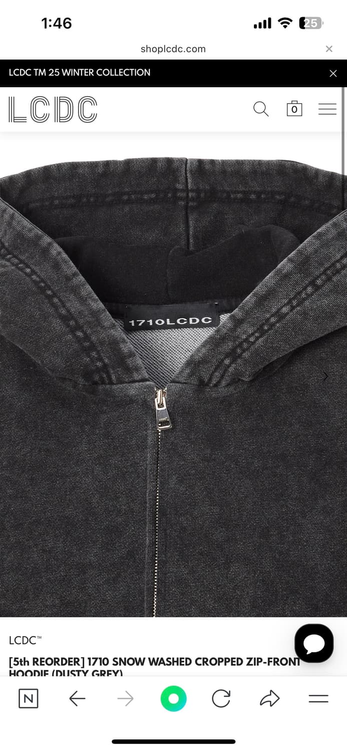 Lcdc 크롭후드집업 상품이미지3