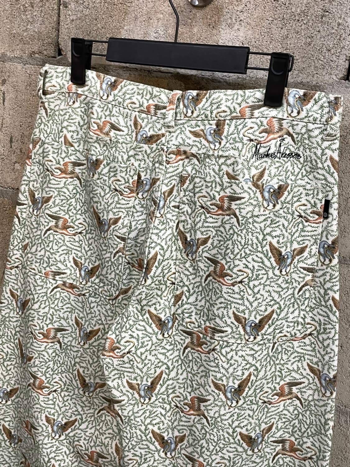 언더커버 준타카하시 플랜트 패턴 코튼 팬츠 상품이미지5