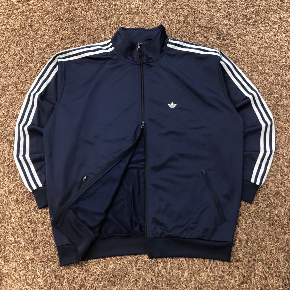 XL 아디다스 베켄바우어 파이어버드 투웨이 네이비 져지 트랙 자켓 상품이미지3