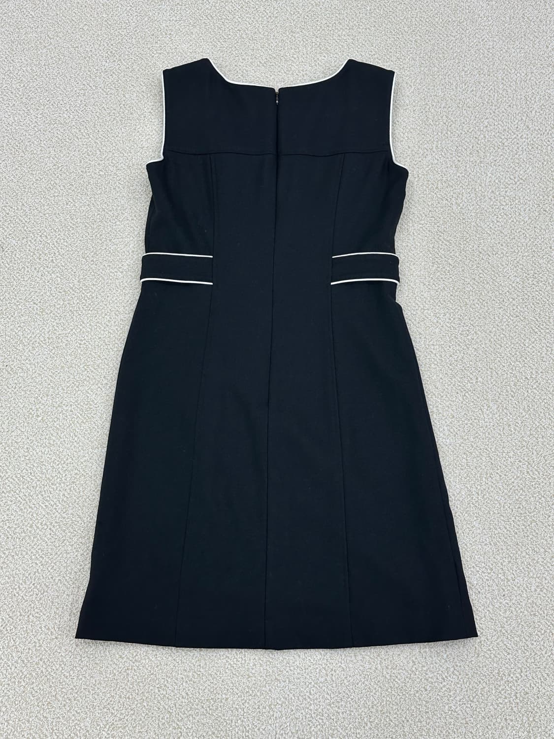 꾸레쥬 블랙 울 원피스 상품이미지4