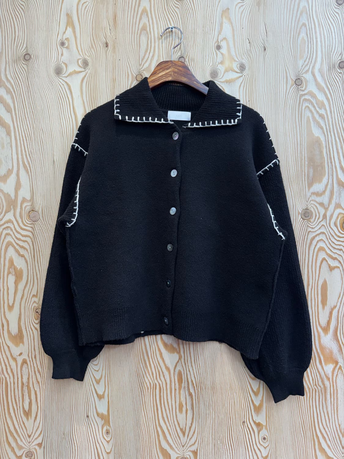 HARE 스티치 니트 가디건 상품이미지1