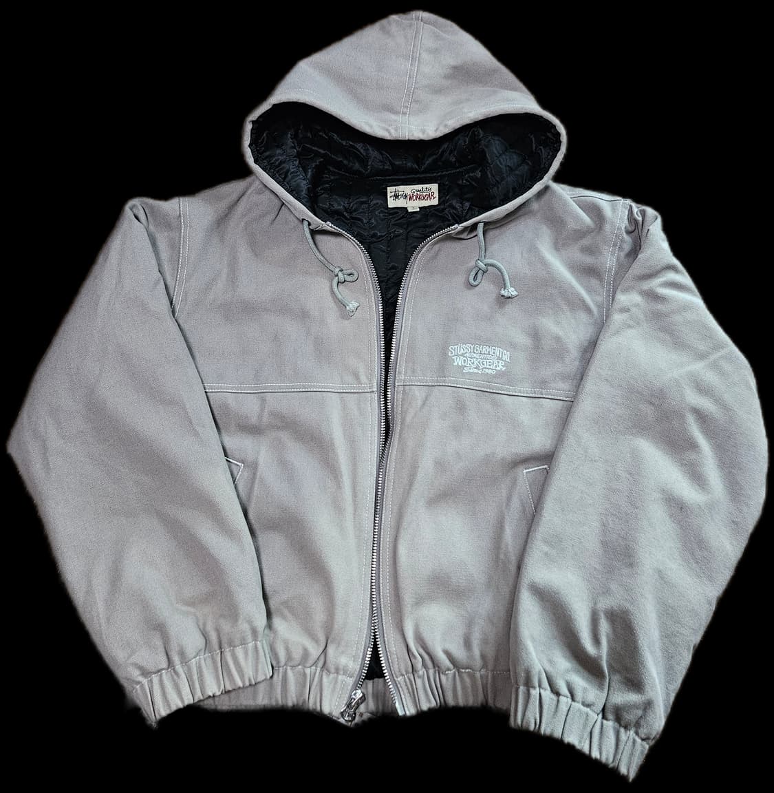 스투시 워크자켓 콘트라스트 스티치 그레이 상품이미지2