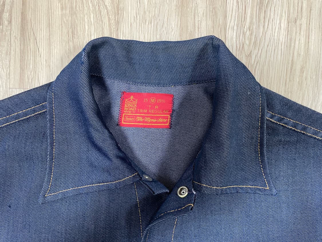 95~100) 70's 시어스 킹스로드 3rd 데님자켓 상품이미지3
