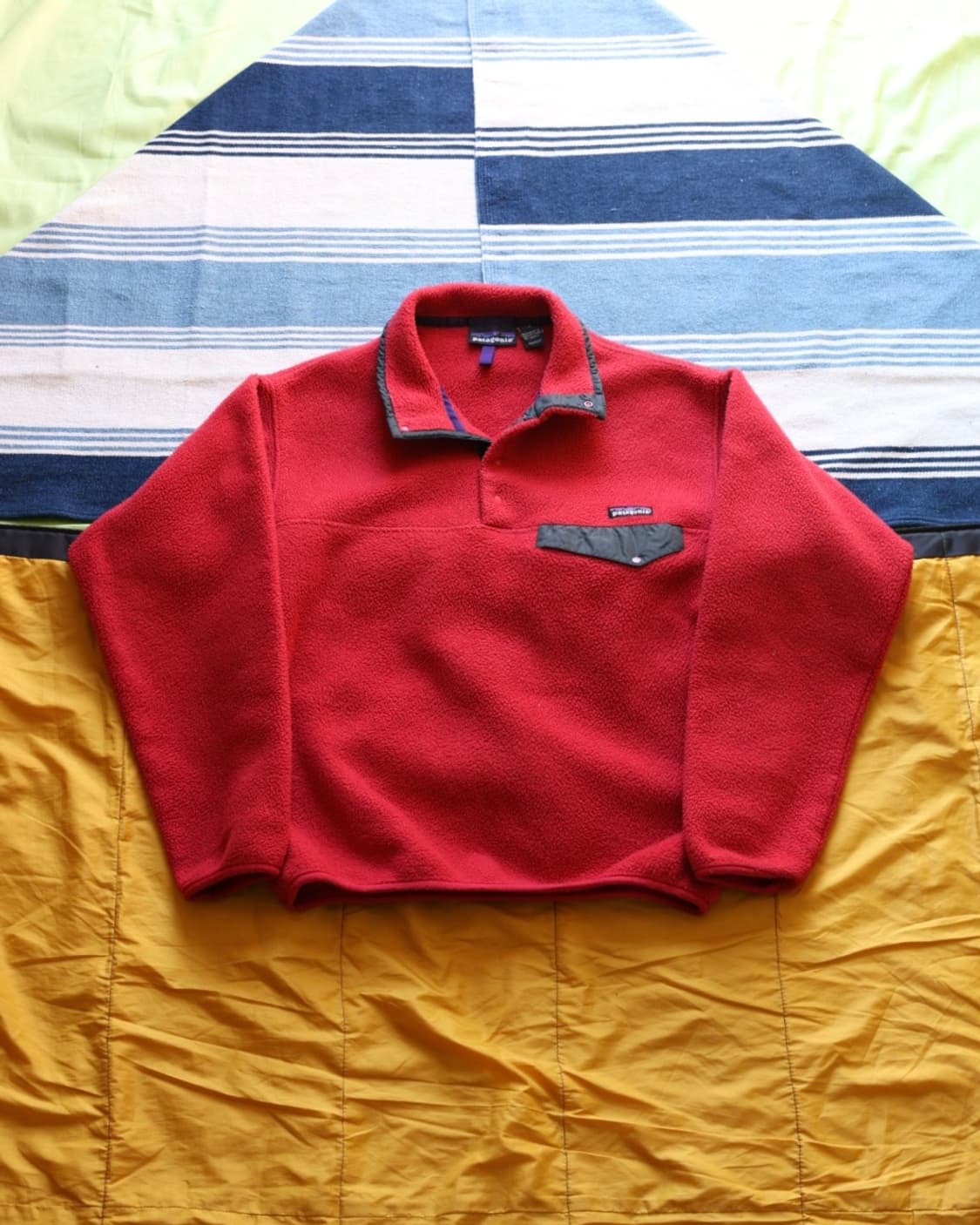 파타고니아 90s 스노우리스 태그 신칠라 스냅티 플리스 상품이미지1