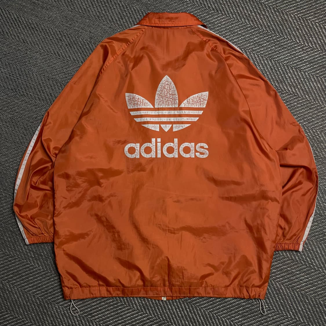 90s 아디다스 올드스쿨 빅로고 박시핏 바람막이 자켓y 5238 상품이미지2
