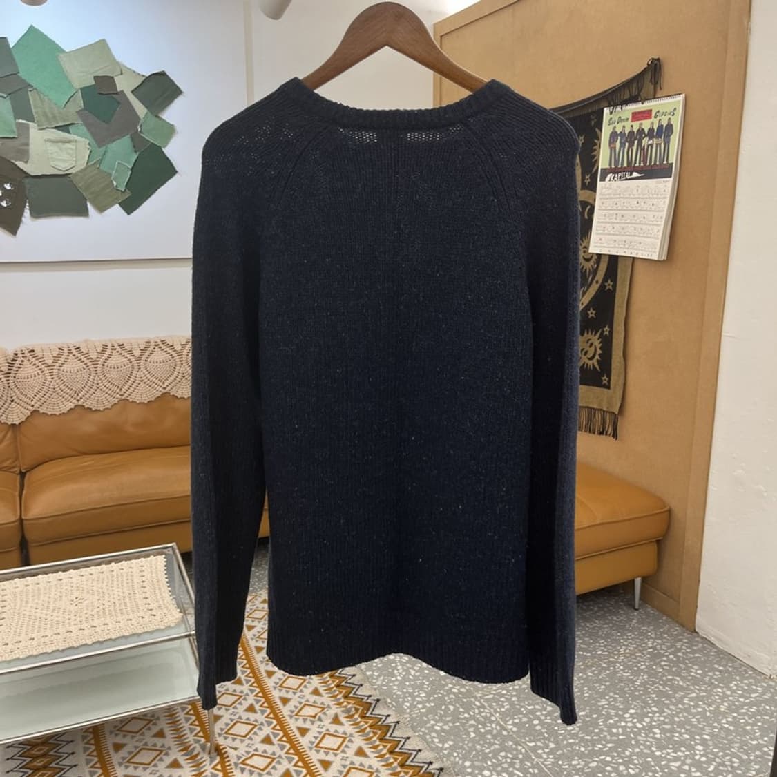 칼하트 WIP 앙글리스틱 컨트리 빈티지 뜨개 울 니트 M C10861 상품이미지4