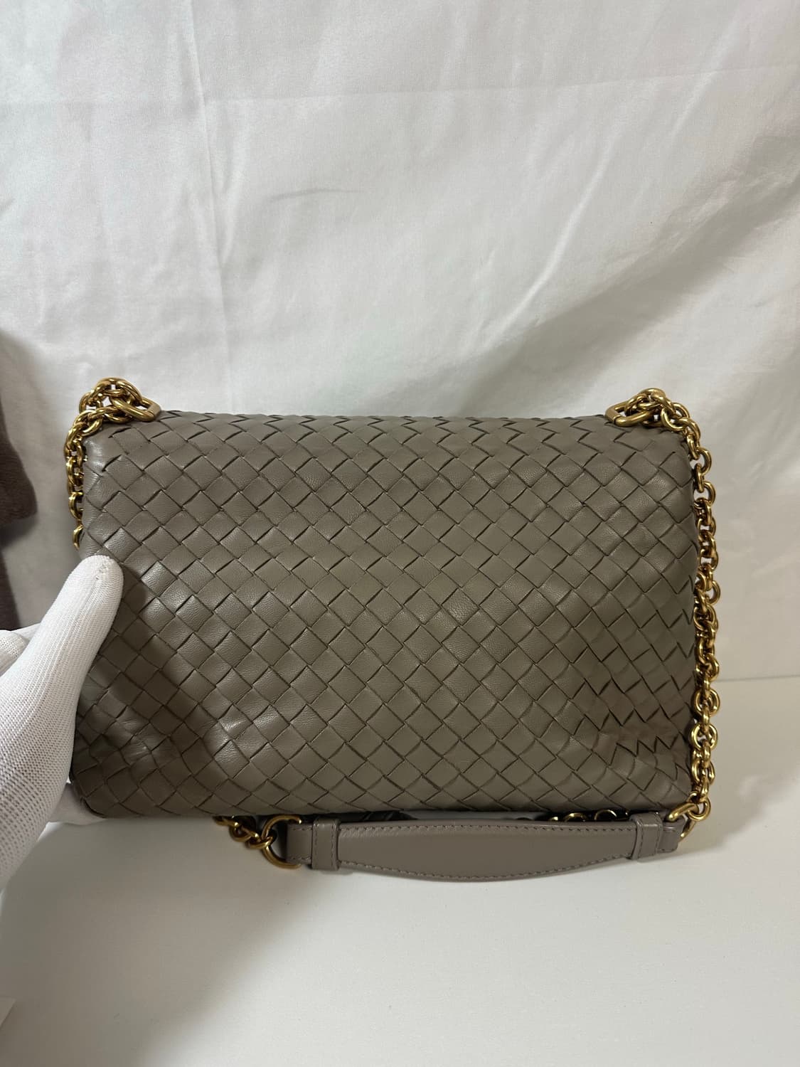 보테가베네타 올림피아백 라이트그레이 (OS) 상품이미지3