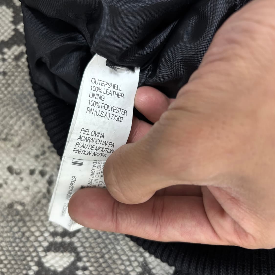 [Leather] SHELL Leather Black Gimmick Cr 상품이미지9