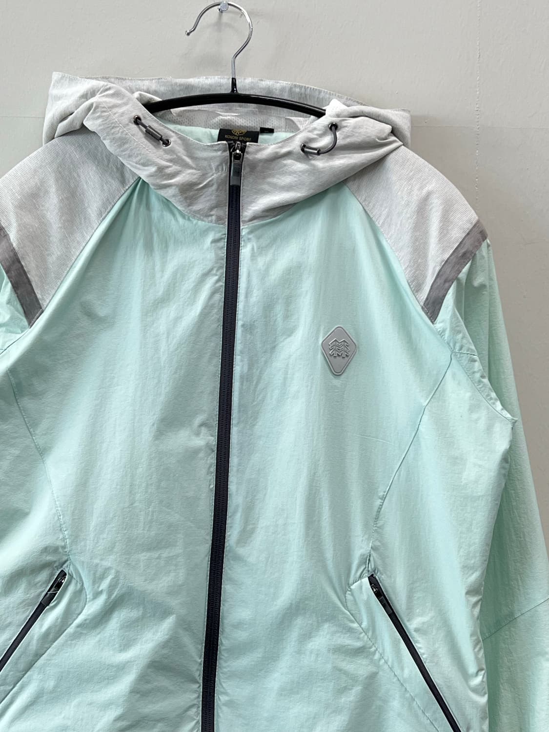 코오롱스포츠 우먼스 우븐 집업 자켓 민트 상품이미지3