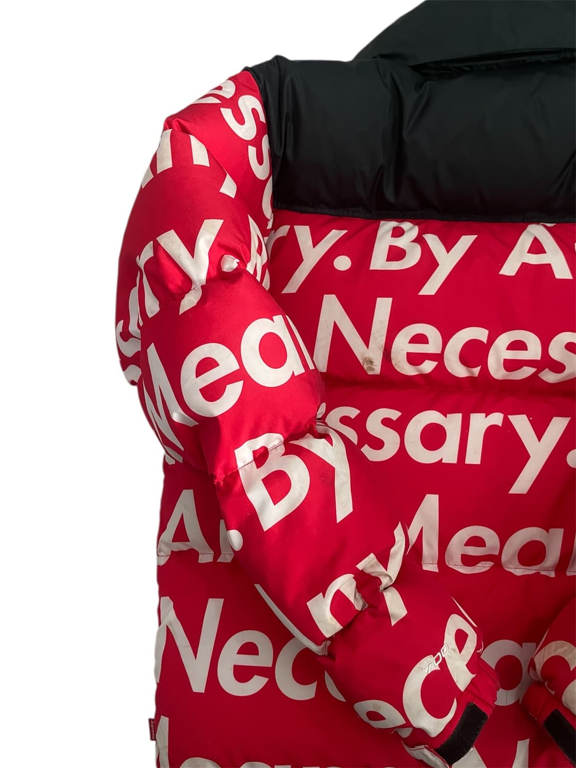 슈프림 노스페이스 15fw 레터링 눕시 레드 상품이미지7