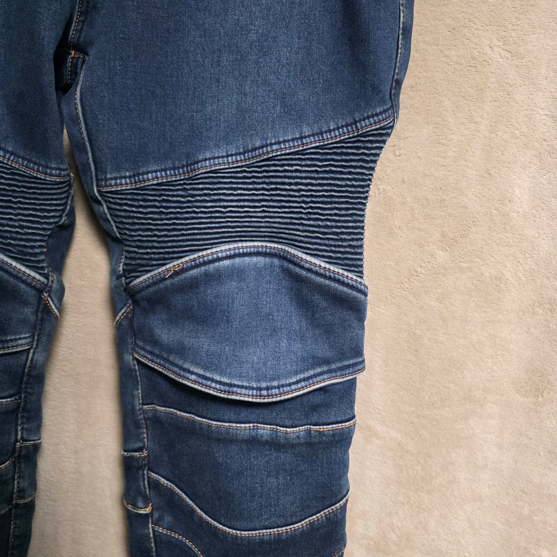 새상품!!바이크 보호대 청바지 바이커진 ♡코미네♡ 라이더 청바지 3XL 상품이미지5