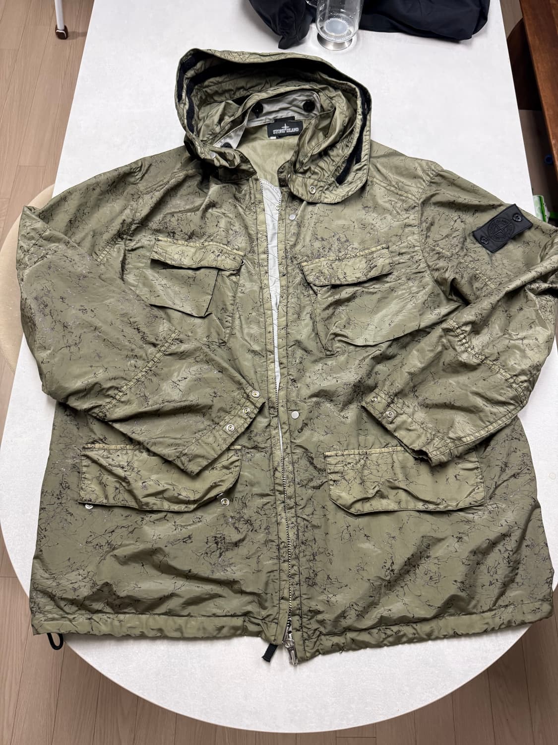 스톤아일랜드 쉐도우 프로젝트 스파이더 나일론 메탈 자켓 XL 상품이미지1