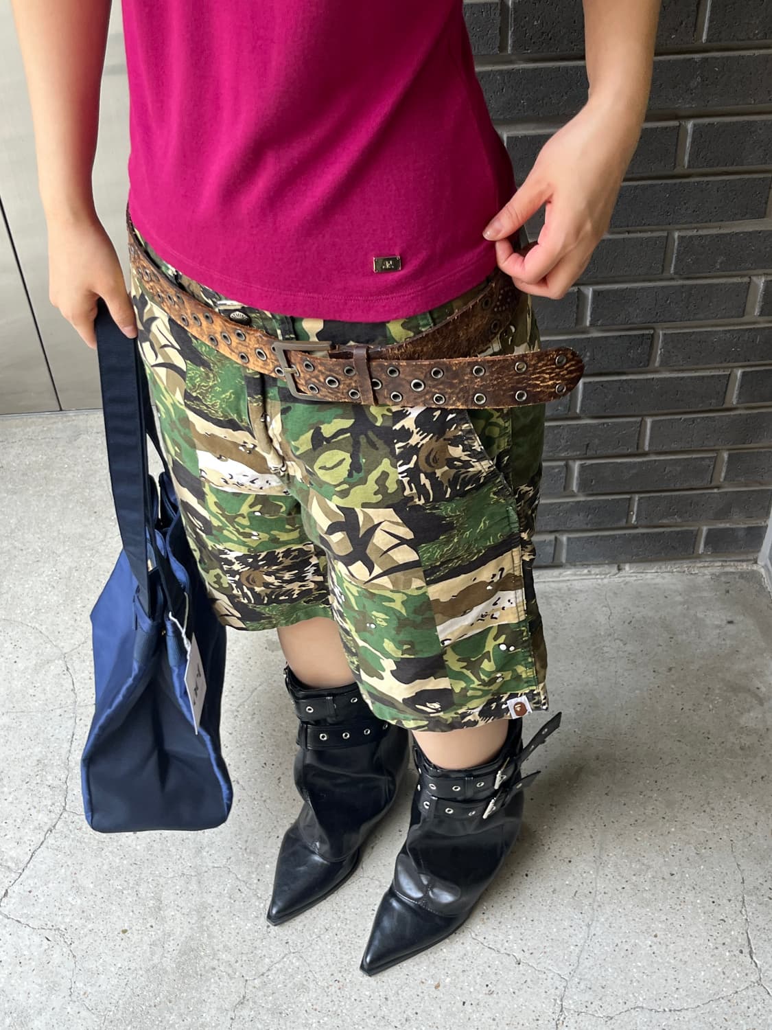 00s Bape 베이프 카모플라쥬 쇼츠 상품이미지2