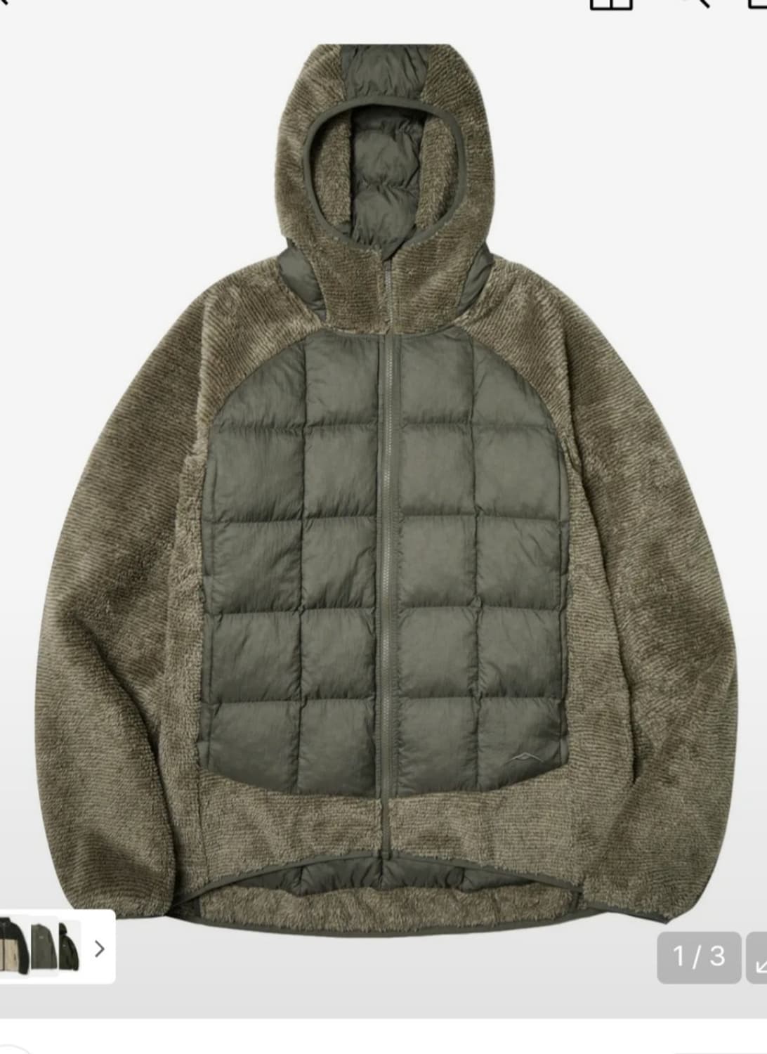 Goyowear 알로이 플리스 후디 자켓 상품이미지1