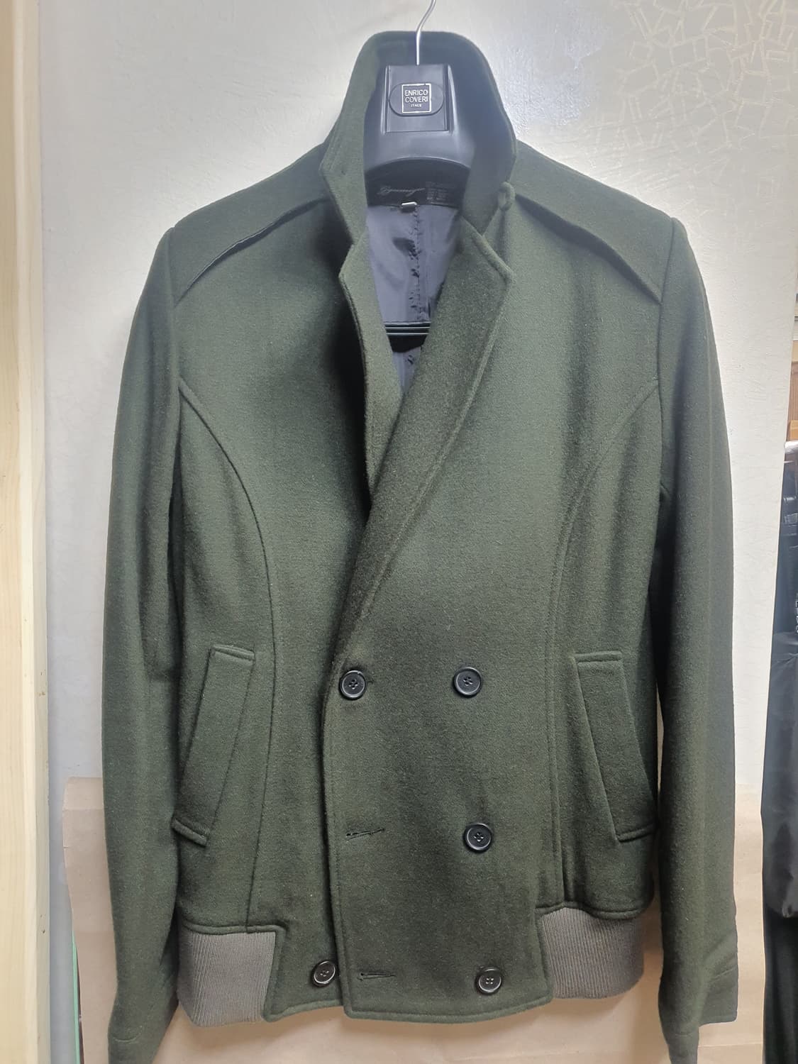 남성카키  울 자켓 95 상품이미지4