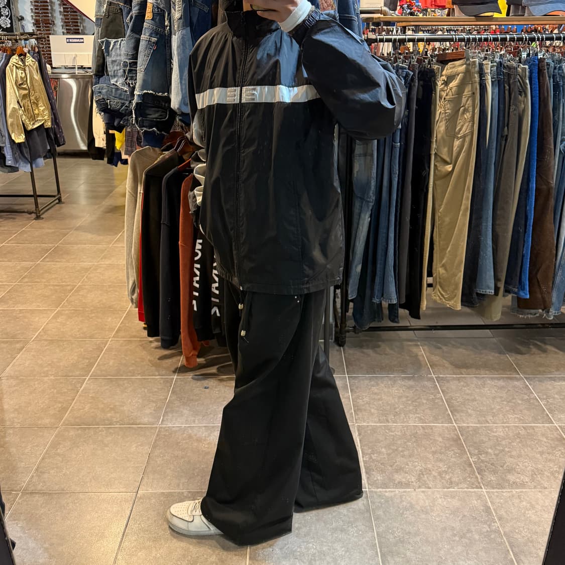 [NO.9] ADIADS 아디다스 센터 라인 윈드브레이커 상품이미지3