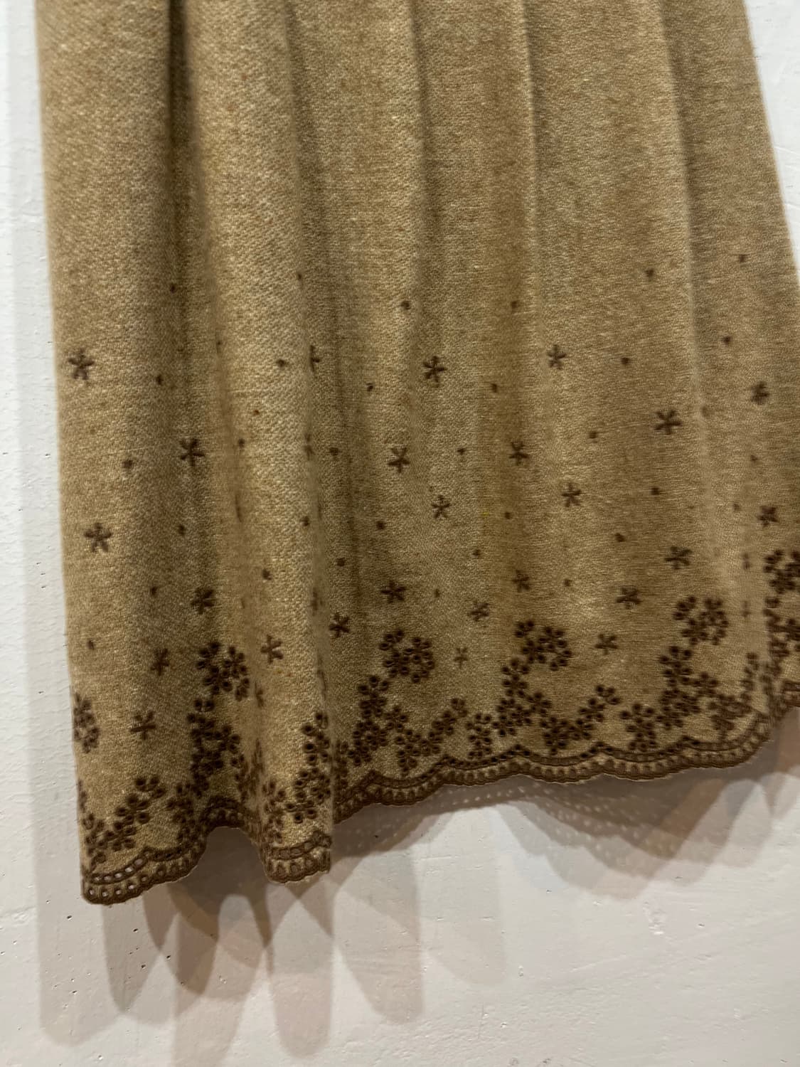 KATHARINE ROSS 자수 울 스커트 치마 Made in JAPAN 상품이미지2