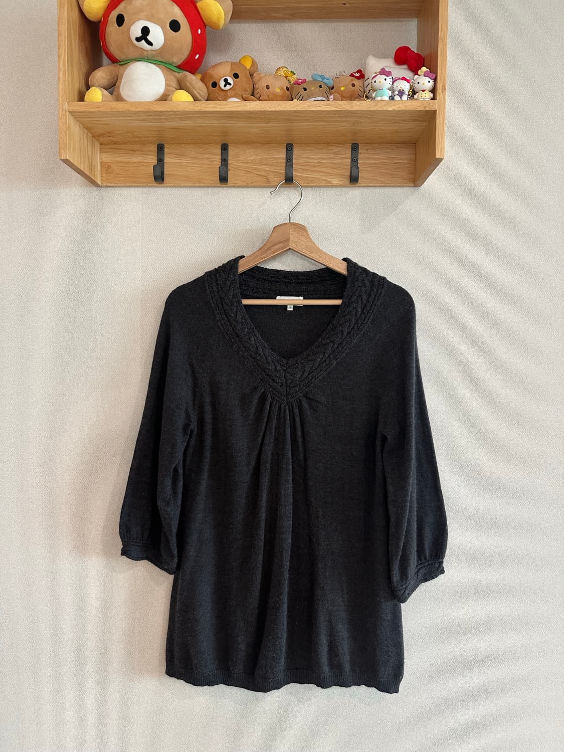 jpn 하구미 스즈코 모리걸 너드 히피 아오이유우 레이어드 코디세트 상품이미지3