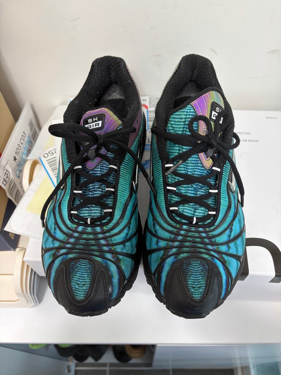 나이키x스켑타 에어맥스 테일윈드 5 크롬 블루 팝니다. 상품이미지4