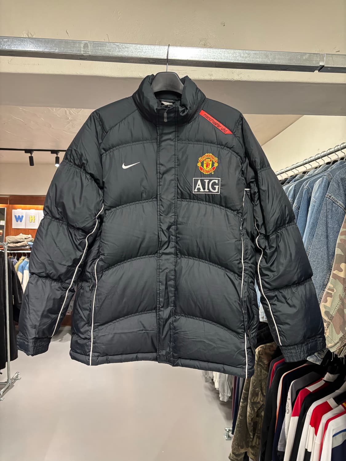 나이키 맨유 벤치코트 패딩 자켓 상품이미지4