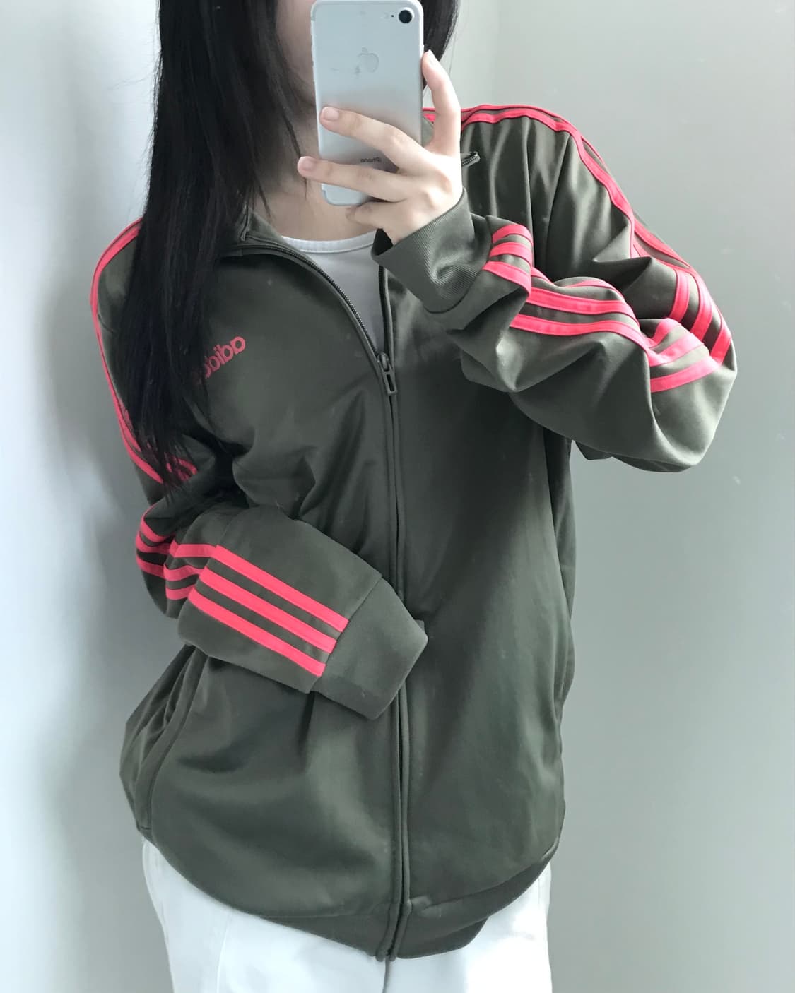 Adidas 아디다스 카키 트랙탑 상품이미지4