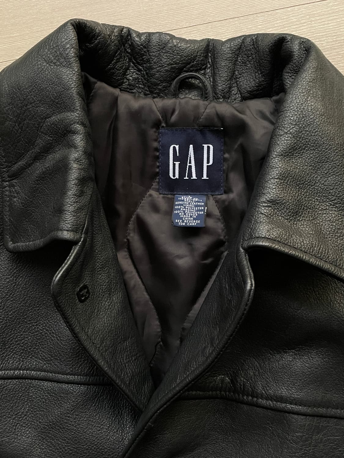 90s 올드갭 레더 카코트 gap carcoat 상품이미지3