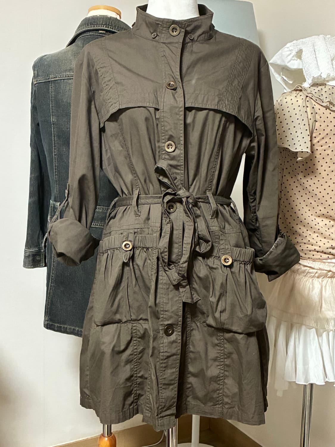 Y2K 원피스 야상 상품이미지1