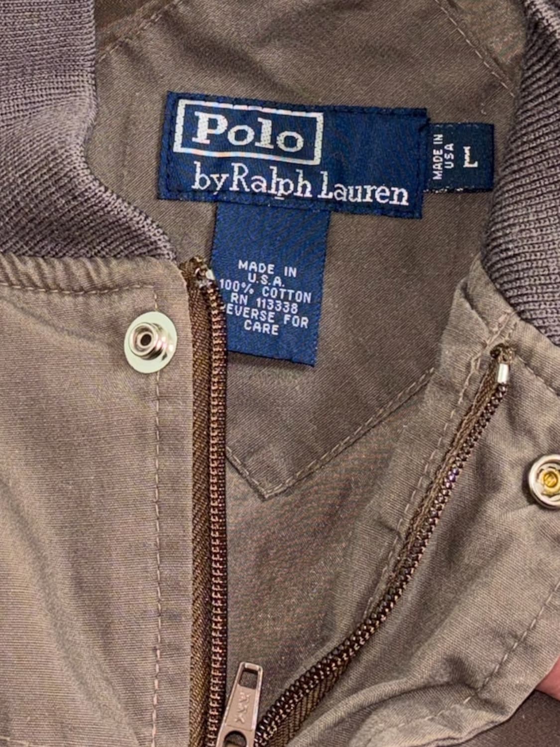 폴로 랄프로렌 빈티지 라이트브라운 블루종 자켓 상품이미지6