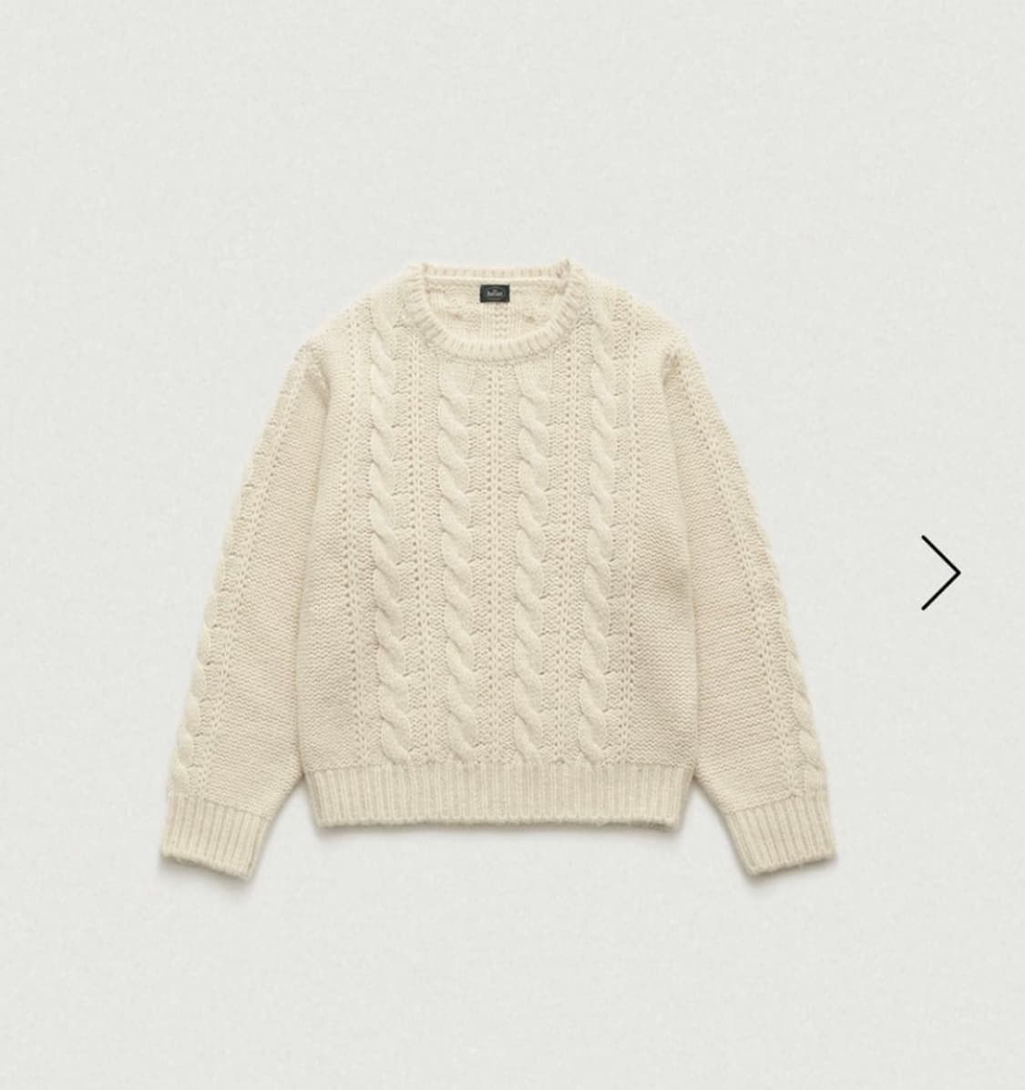 더바넷 꽈배기 니트 상품이미지1