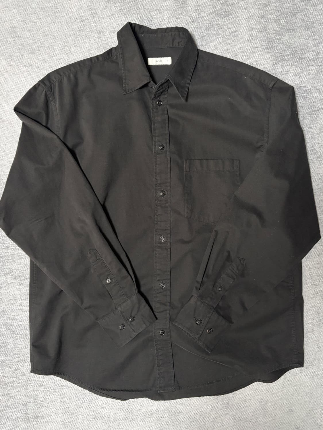 애습 페이디드 셔츠 블랙 m 상품이미지2