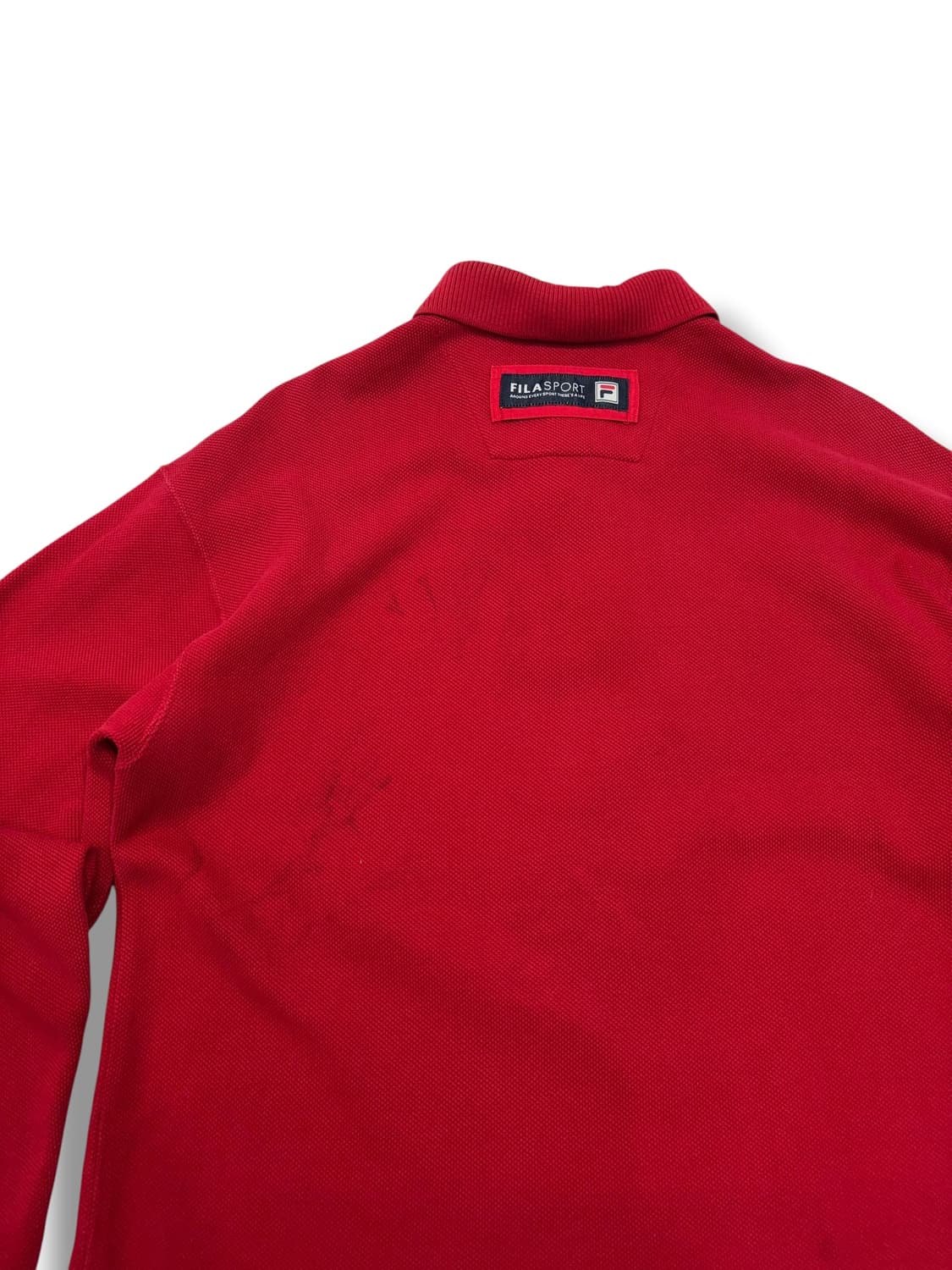 90s 휠라 FILA 스포츠 와플 롱슬리브 카라 티셔츠 (XL)  상품이미지6
